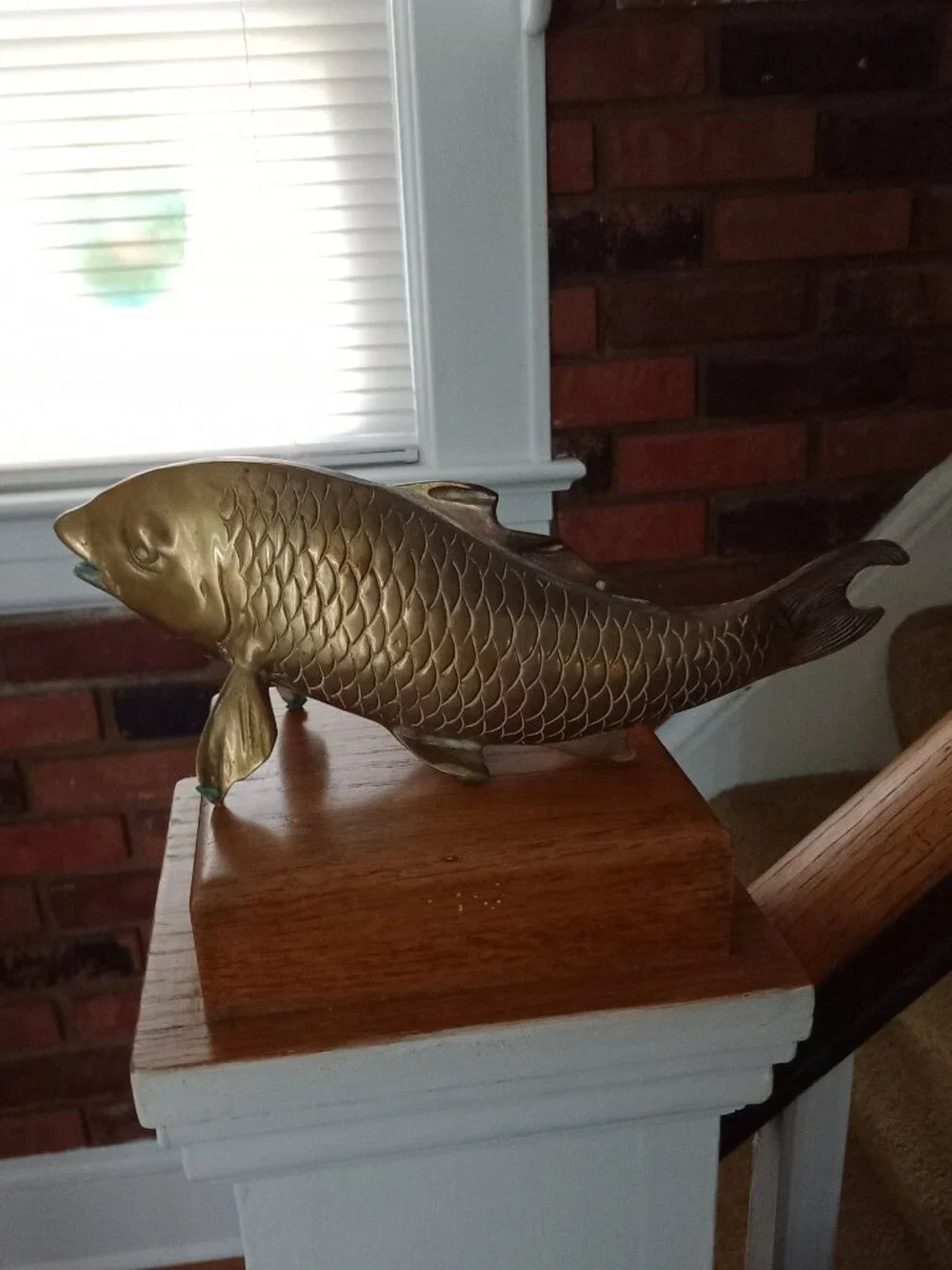 Brass Fish Sculpture